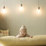 Luce notturna per neonati, con design morbido e colori delicati, ideale per creare un'atmosfera rassicurante.